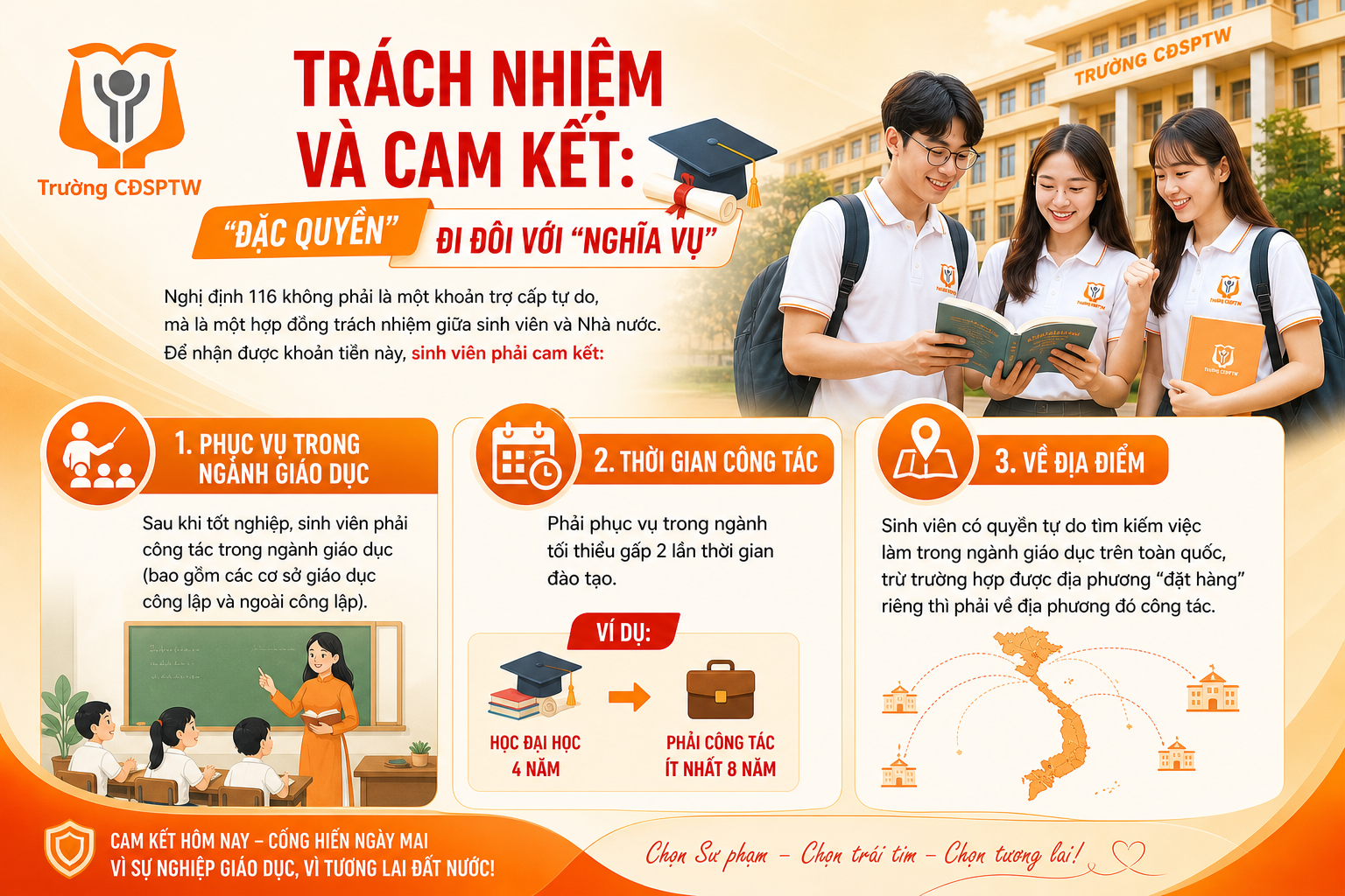 Bài 2: Nghị định 116/2020/NĐ-CP là gì? Những điều sinh viên sư phạm bắt buộc phải biết
