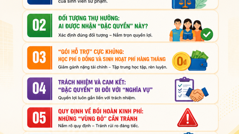 Bài 2: Nghị định 116/2020/NĐ-CP là gì? Những điều sinh viên sư phạm bắt buộc phải biết