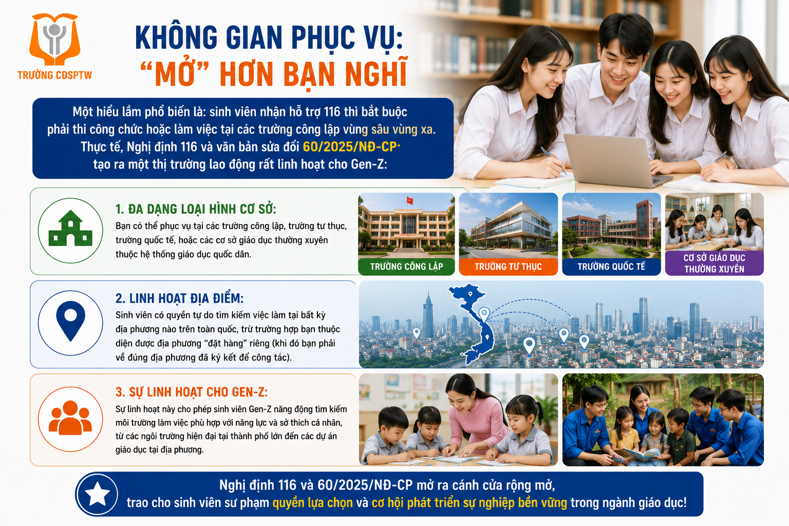 Bài 5: Hiểu Đúng Về Cam Kết Phục Vụ Trong Ngành Giáo Dục Khi Nhận Hỗ Trợ 116