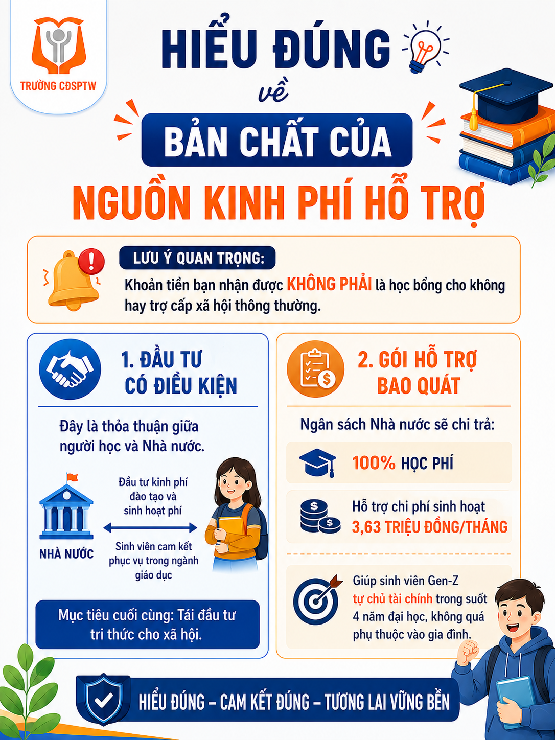 Bài 7: Sinh viên sư phạm – Nhận hỗ trợ từ ngân sách Nhà nước cần lưu ý điều gì?