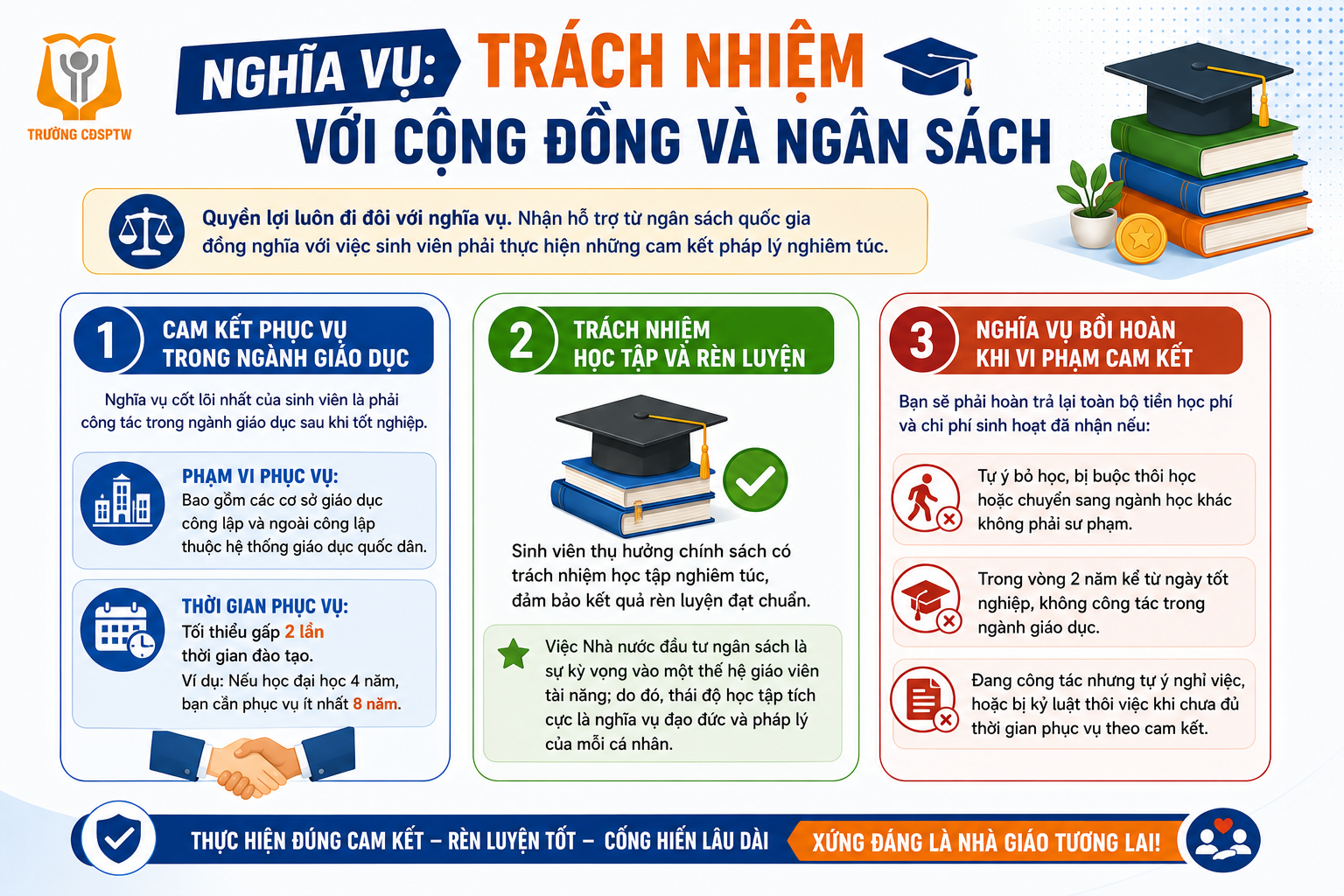 Bài 8: Quyền Lợi Và Nghĩa Vụ Của Sinh Viên Sư Phạm Theo Nghị định 60/2025/NĐ-CP
