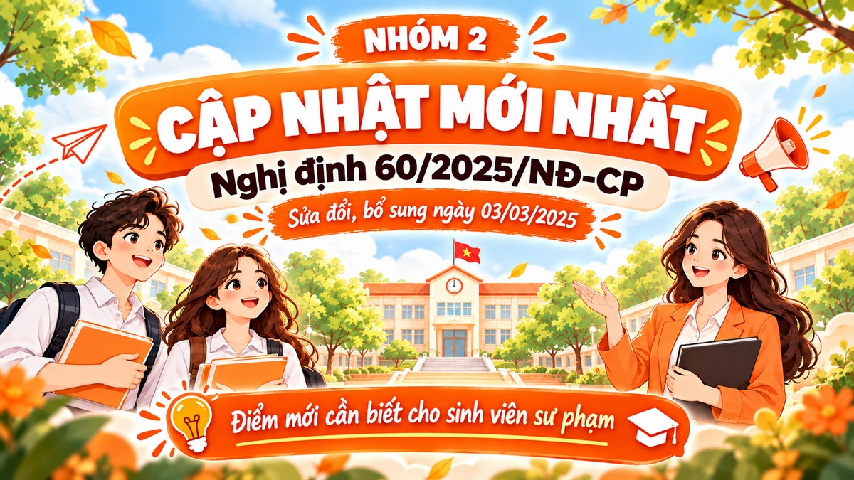 Nhóm 2: Cập nhật mới nhất từ Nghị định 60/2025/NĐ-CP
